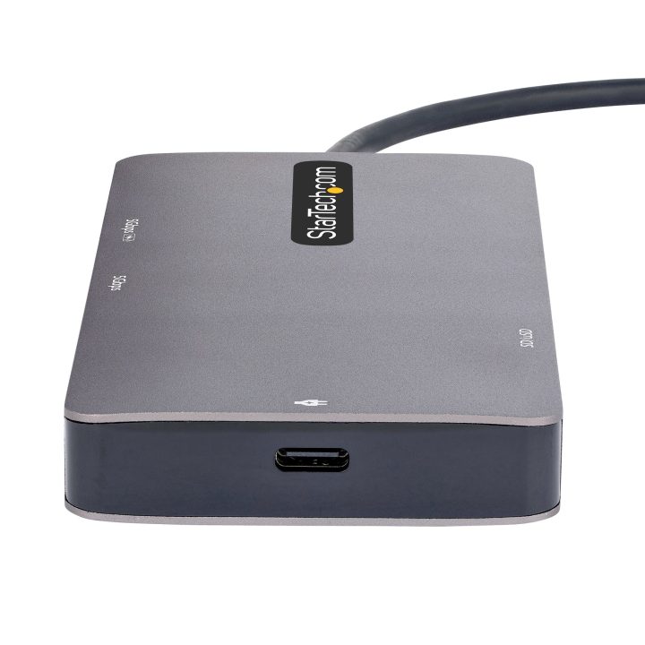 StarTech.com Adaptador Multipuertos USB C 2x HDMI 4K 60Hz, Hub USB-A…
