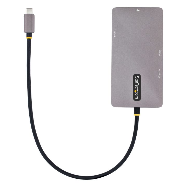 StarTech.com Adaptador Multipuertos USB C 2x HDMI 4K 60Hz, Hub USB-A…