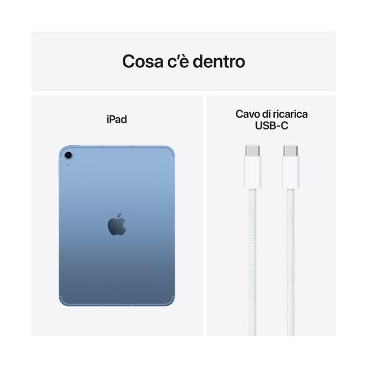 Apple iPad 11 polegadas 6GB 512GB Wi-Fi + cellular blue-IPS-A16-12MPX…