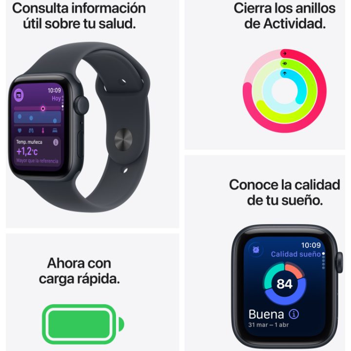 Apple Watch SE (3nd generation) 1,78" OLED 44 mm Digital 368 x 448…
