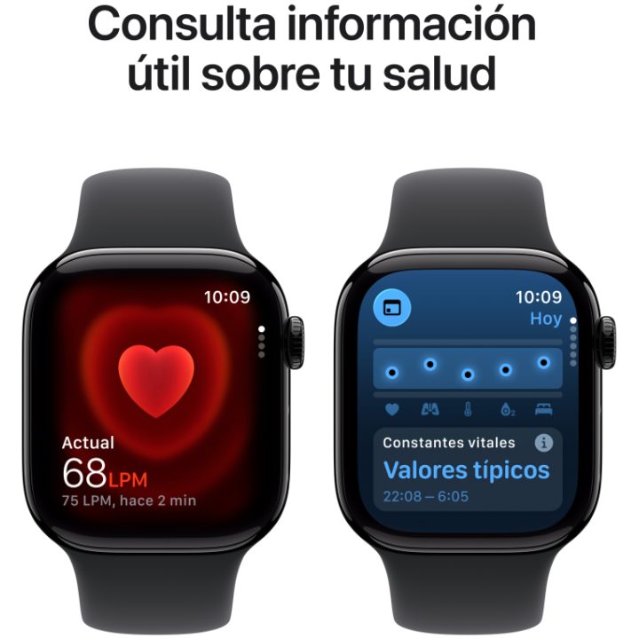 Apple Watch S11 GPS + Cellular Smartwatch 42mm Jet Black Aluminum…