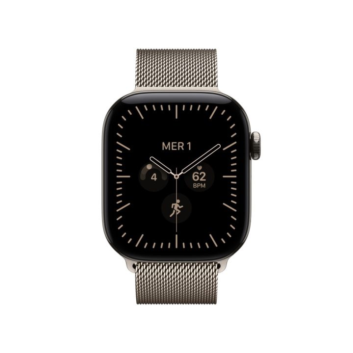 Smartwatch Apple watch S12 GPS + cell 42mm natural titanium milanese…
