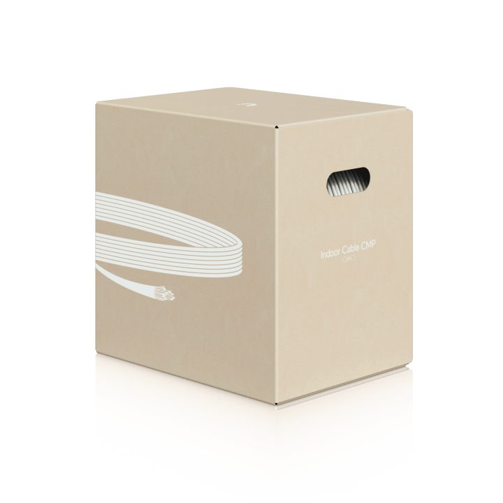 Ubiquiti U-Cable-C6-CMP cabo de rede Branco 305 m Cat6 U/UTP (UTP)