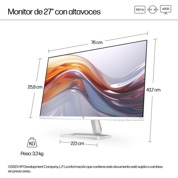 HP Series 5 27" Full HD IPS