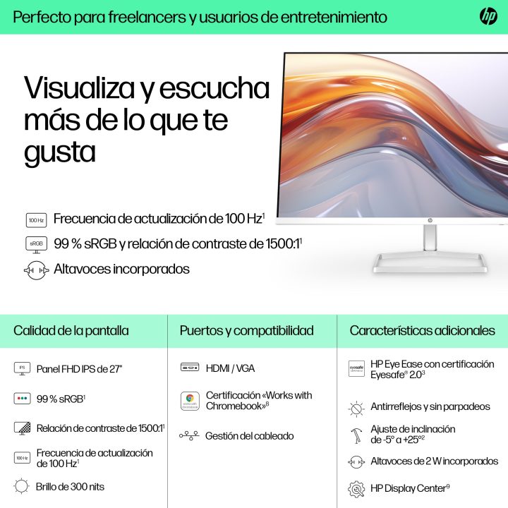 HP Series 5 27" Full HD IPS