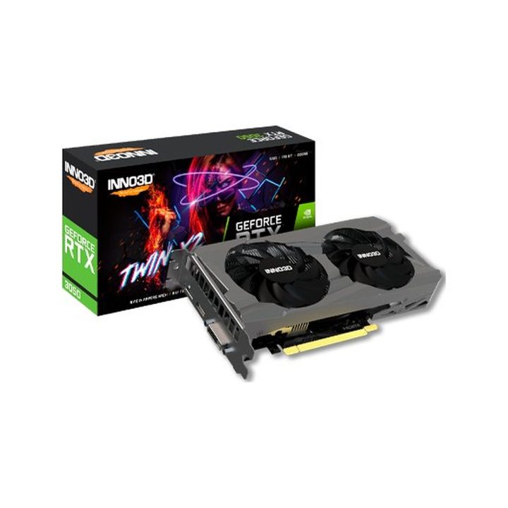 INNO3D RTX 3050 Twin X2 6GB v2 Graphics Card (N30502-06D6-1880VA60)