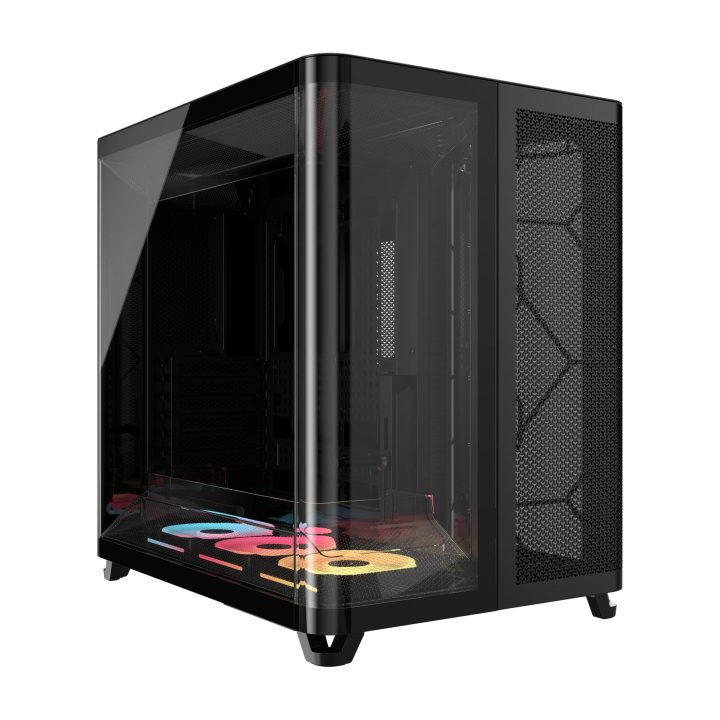 Corsair AIR 5400 LX-R RGB iCUE LINK Torre Média Preta (CC-9011320-WW)