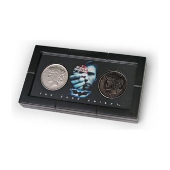The Noble Collection The Dark Knight Harvey Dent 2-Coin Set in DLX…