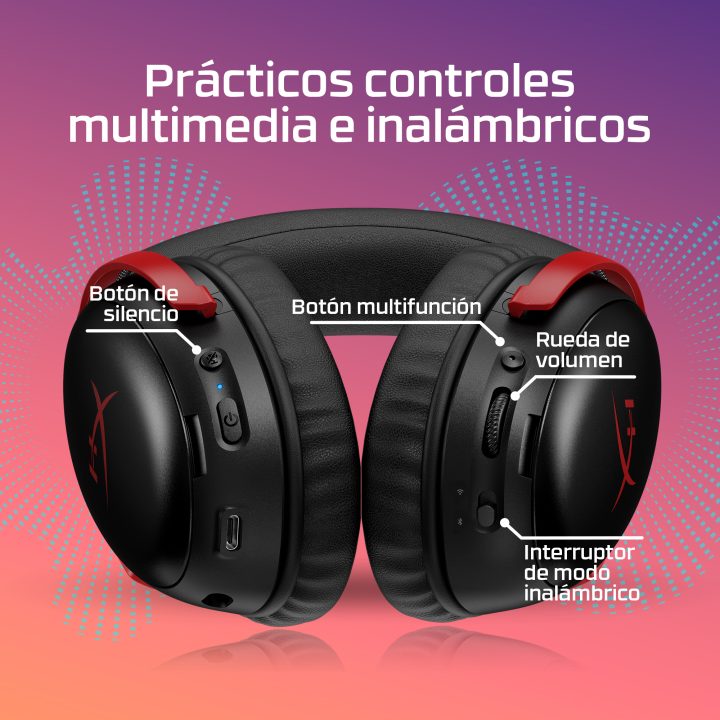 HyperX Cloud III S Wireless Over-Ear Headphones (A59Z0AA)