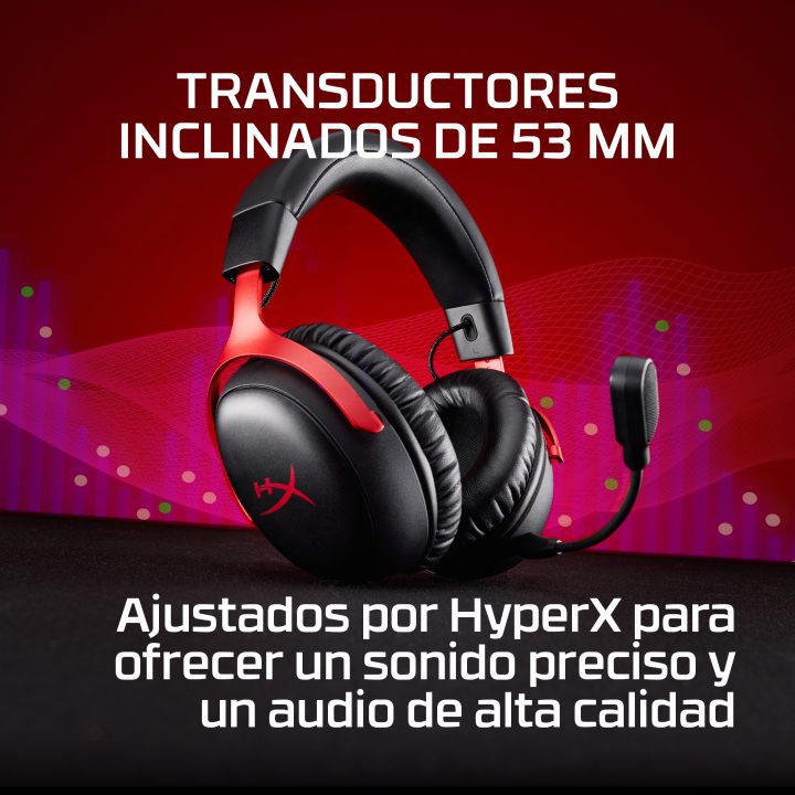 HyperX Cloud III S Wireless Over-Ear Headphones (A59Z0AA)