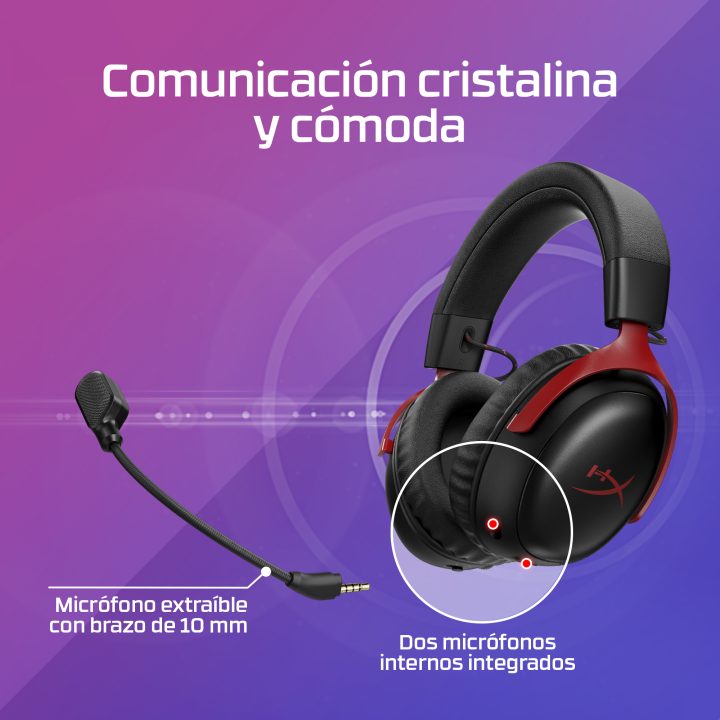 HyperX Cloud III S Wireless Over-Ear Headphones (A59YZAA)