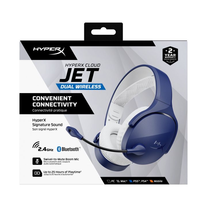 Auscultadores de diadema sem fios HyperX Cloud Jet (AM7A0AA)