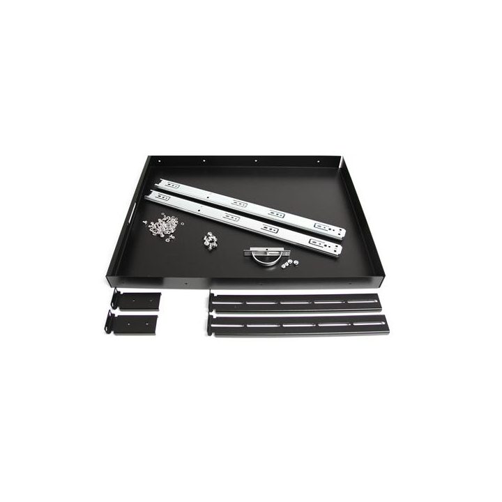 StarTech.com 1U Telescoping Sliding Tray Shelf for Server Rack…