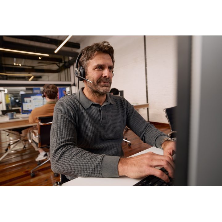Poly Mission 825 auriculares de diadema con cable