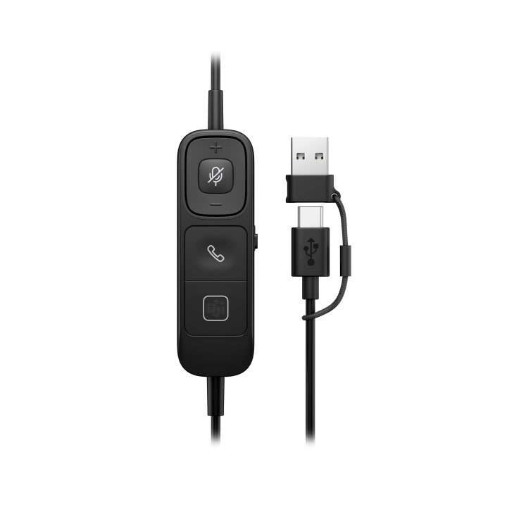 Poly Mission 825 auriculares de diadema con cable