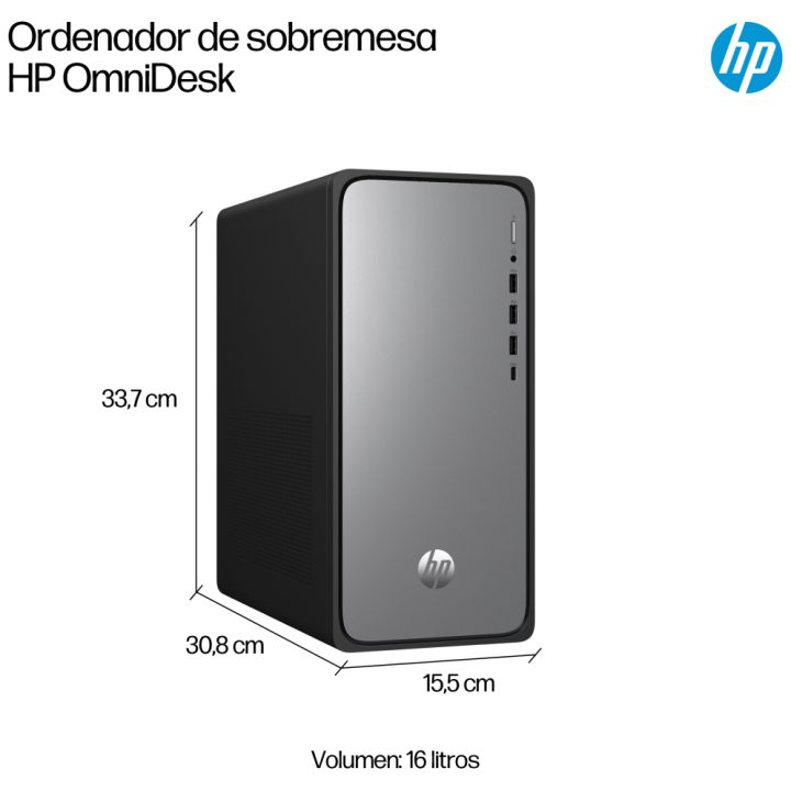 HP OmniDesk M02-0021ns Intel® Core™ i5 i5-14400 16 GB DDR5-SDRAM 1 TB…