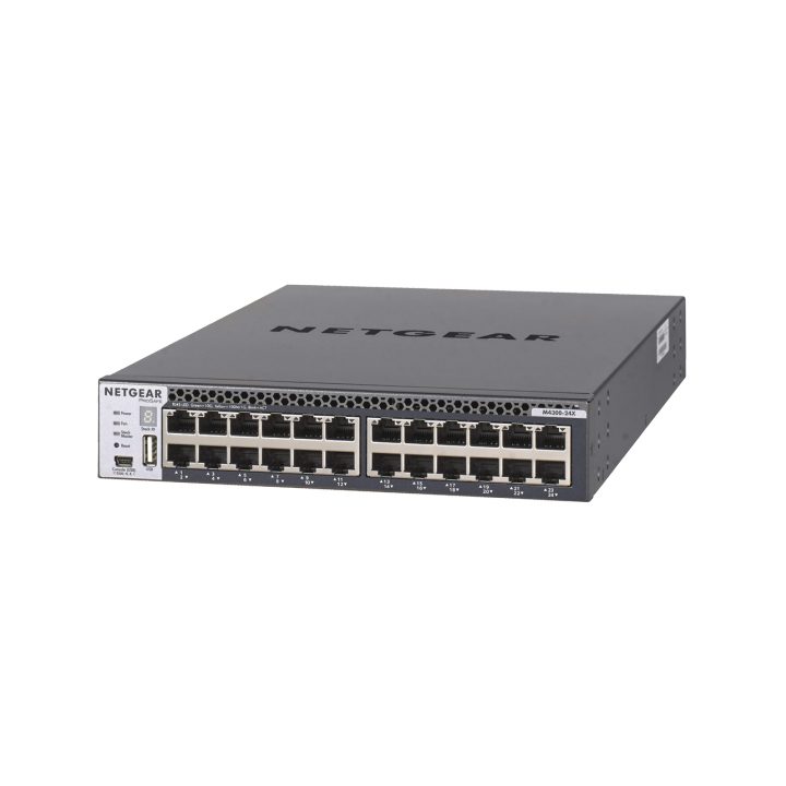 NETGEAR XSM4324CS Managed L3 10G Ethernet (100/1000/10000) 1U Black