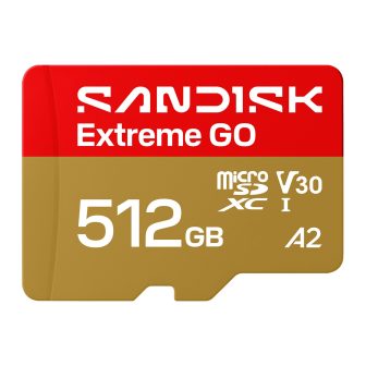 SanDisk Extreme GO Micro SD 512GB MicroSDXC (SDSQXGN-512G-GN6MN)
