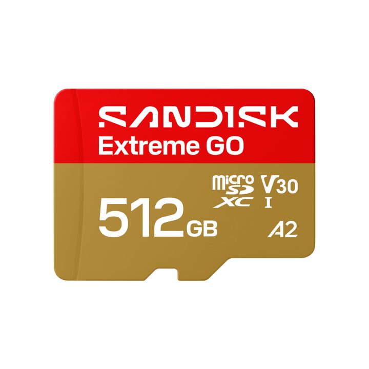 SanDisk Extreme Go Micro SD 512GB MicroSDXC (SDSQXGN-512G-GN6MN)