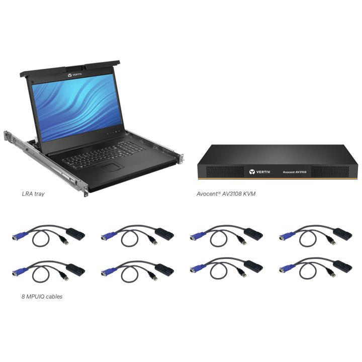 Vertiv Avocent Consola LCD de acceso directo al rack de 19" con…