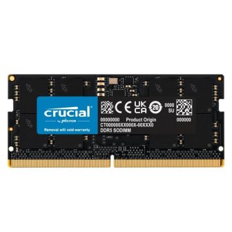 Crucial CT16G56C46S5 16 GB 1 x 16 GB DDR5 262-pin SO-DIMM ECC Memory…