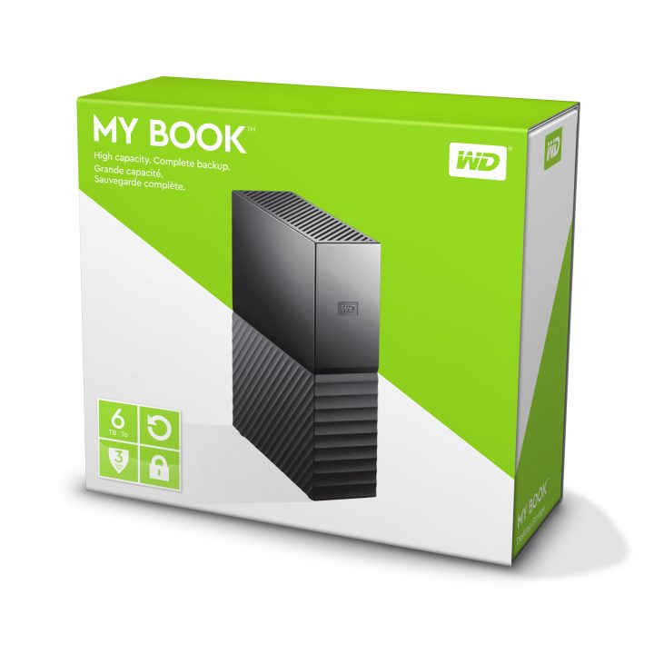 Western Digital My Book 6TB 3.5" USB 3.0 Black (WDBBGB0060HBK-EESN)