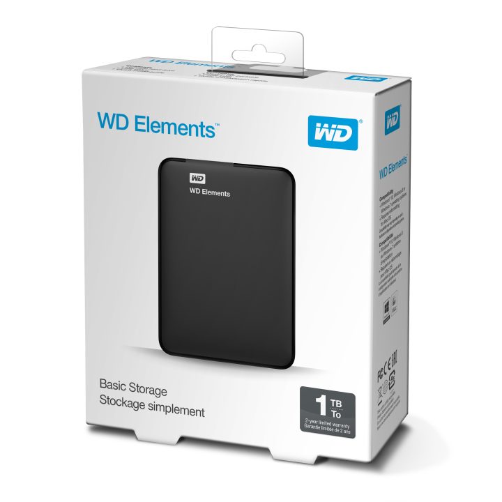 Western Digital WD Elements Portable Storage WDBUZG0010BBK - Hard…