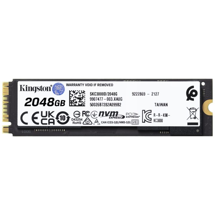 Kingston Technology KC3000 2 TB M.2 NVMe PCIe 4.0