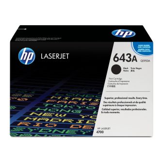 HP Original LaserJet 643A Black Toner Cartridge