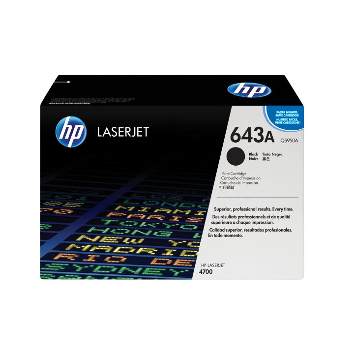 HP Original LaserJet 643A Black Toner Cartridge