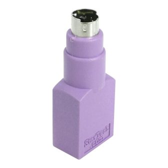 StarTech.com USB Keyboard to PS/2 PS2 MiniDIN Adapter - USB Female -…