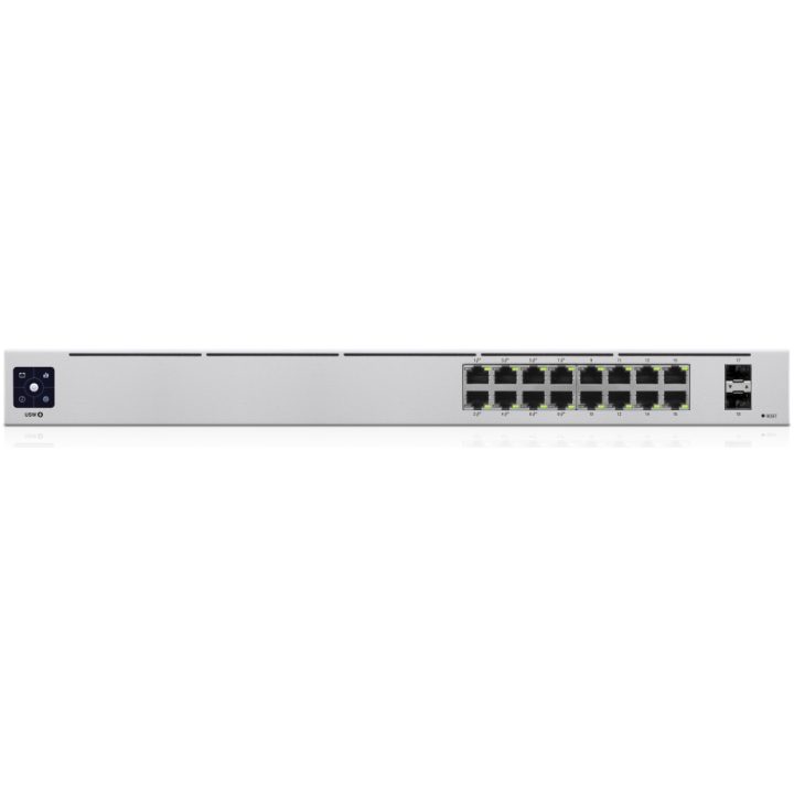 Switch 16 puertos Ubiquiti susw-16-PoE Gigabit l2 2ptos SFP POEX8 42W