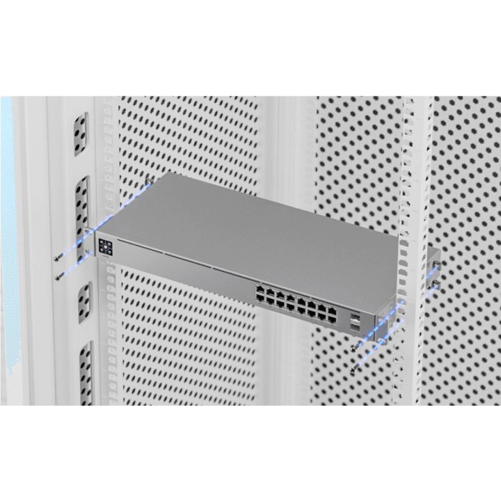 Switch 16 puertos Ubiquiti susw-16-PoE Gigabit l2 2ptos SFP POEX8 42W