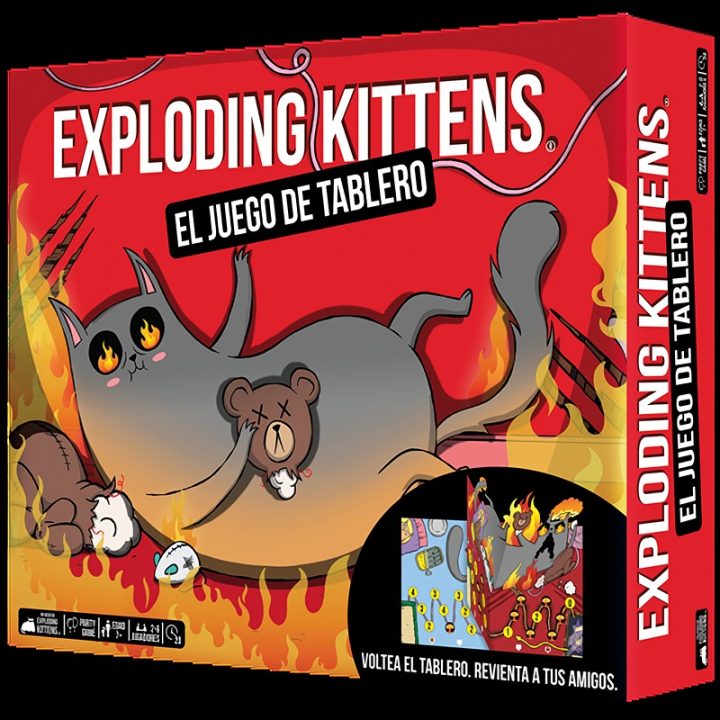 Asmodee Jogo de tabuleiro Exploding Kittens: o jogo de tabuleiro…