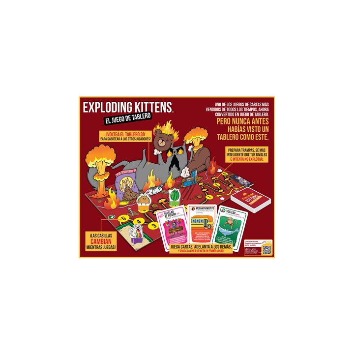 Asmodee Exploding Kittens: The Board Game (EKIBG01ES)