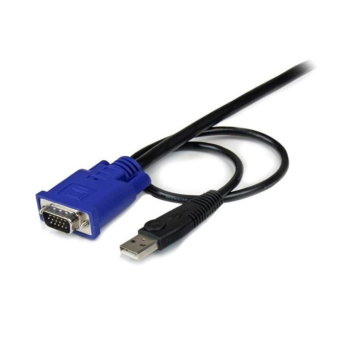 StarTech.com 3m Ultra-Thin All-in-One VGA USB HD15 KVM Cable - 10ft…