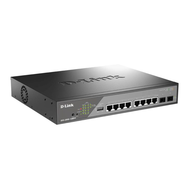 D-Link DSS-200G-10MPP switch Gerido L2 Gigabit Ethernet (10/100/1000)…