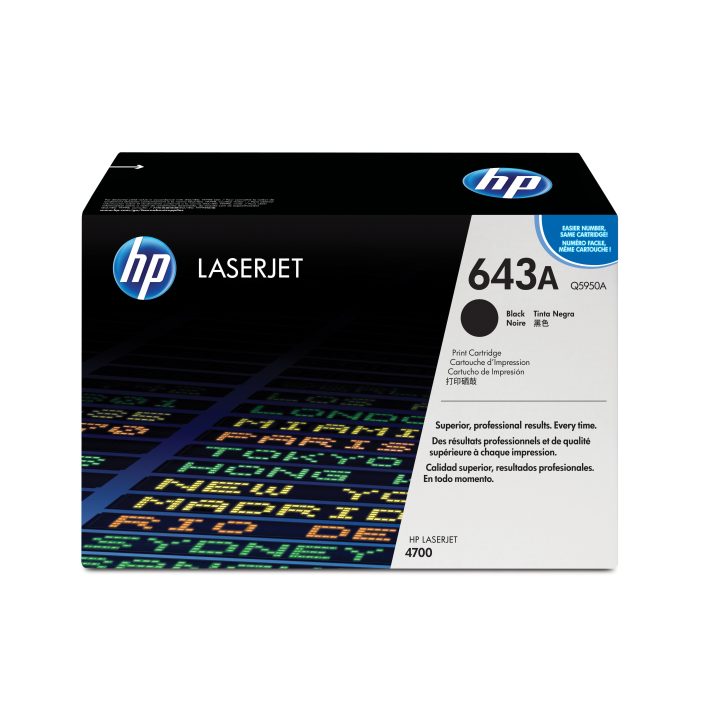 HP Original LaserJet 643A Black Toner Cartridge