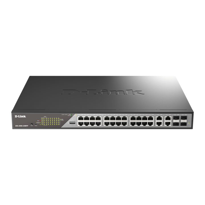 D-Link DSS-200G-28MPP Managed L2 Gigabit Ethernet (10/100/1000) PoE…