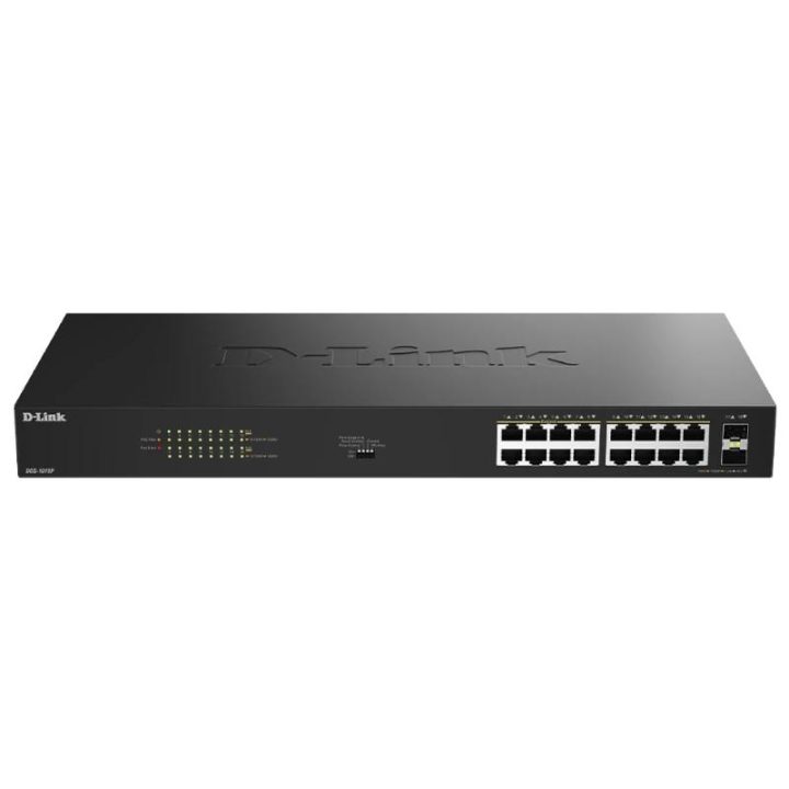 D-Link DGS-1018P Não Gerido Gigabit Ethernet (10/100/1000) Energia…