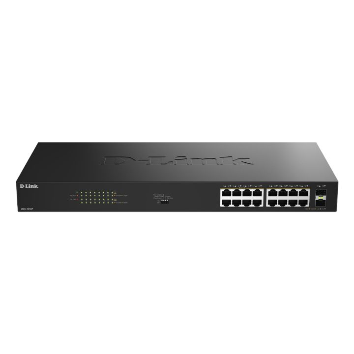 D-Link DGS-1018P No administrado Gigabit Ethernet (10/100/1000)…