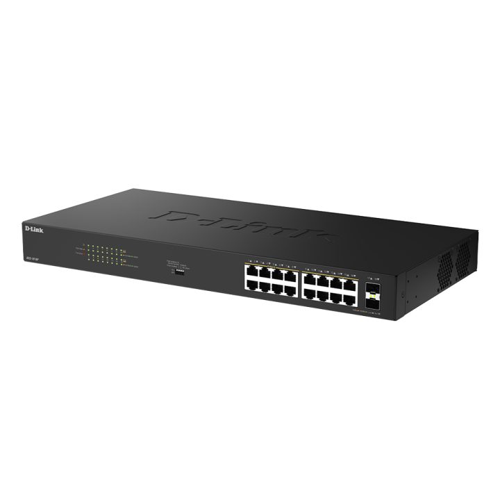 D-Link DGS-1018P Unmanaged Gigabit Ethernet (10/100/1000) Power over…