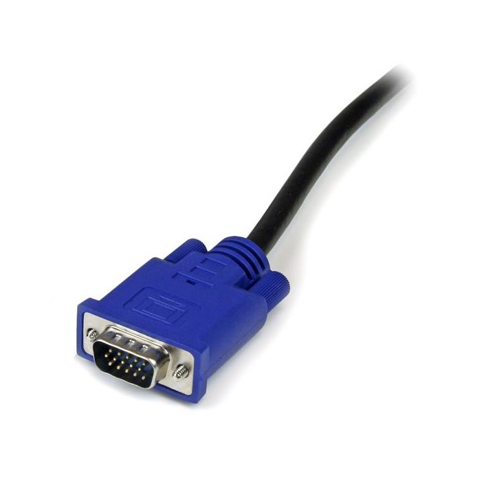 StarTech.com 3m Ultra-Thin All-in-One VGA USB HD15 KVM Cable - 10ft…