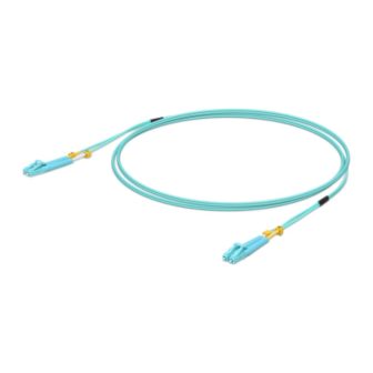 Ubiquiti UniFi ODN 5m cabo de fibra ótica LC OM3 Cor aquamarina…