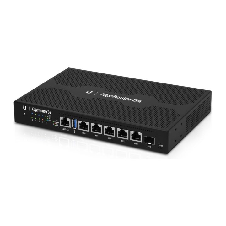 Ubiquiti ER-6P Networks EdgeRouter 6P router Gigabit Ethernet Preto
