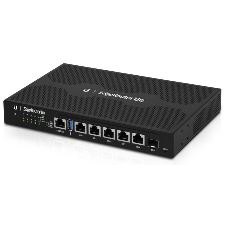 Ubiquiti ER-6P Networks EdgeRouter 6P router Gigabit Ethernet Negro