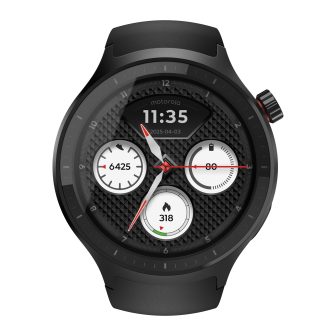Motorola Moto Watch 1.43" OLED 47 mm Digital Touchscreen Black GPS…