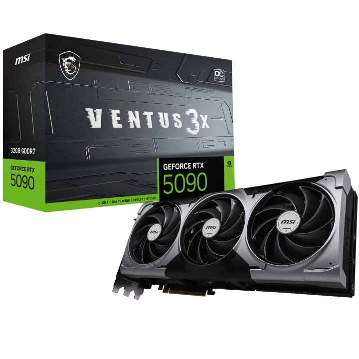 MSI VENTUS GEFORCE RTX 5090 32G 3X OC tarjeta gráfica NVIDIA 32 GB…