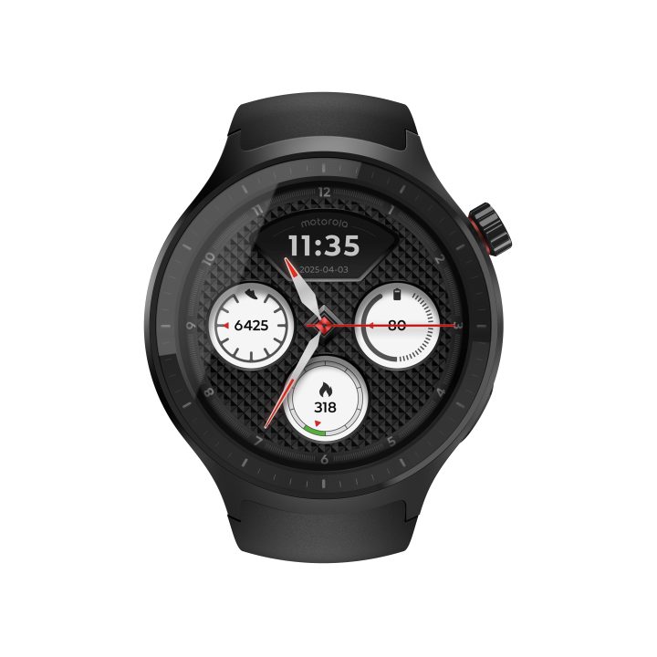 Motorola Moto Watch 1,43" OLED 47 mm Ecrã tátil Preto GPS (satélite)