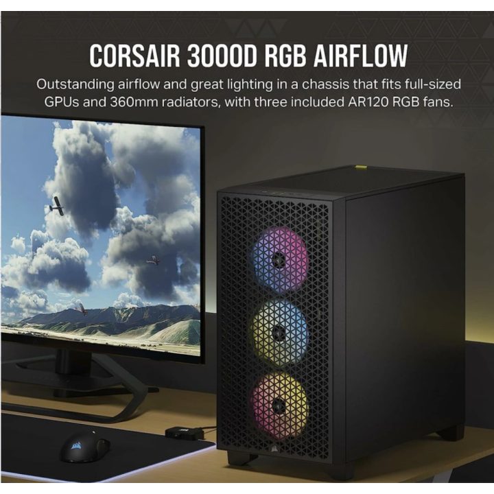 Corsair CC-9011255-WW Midi Tower Computer Case Black